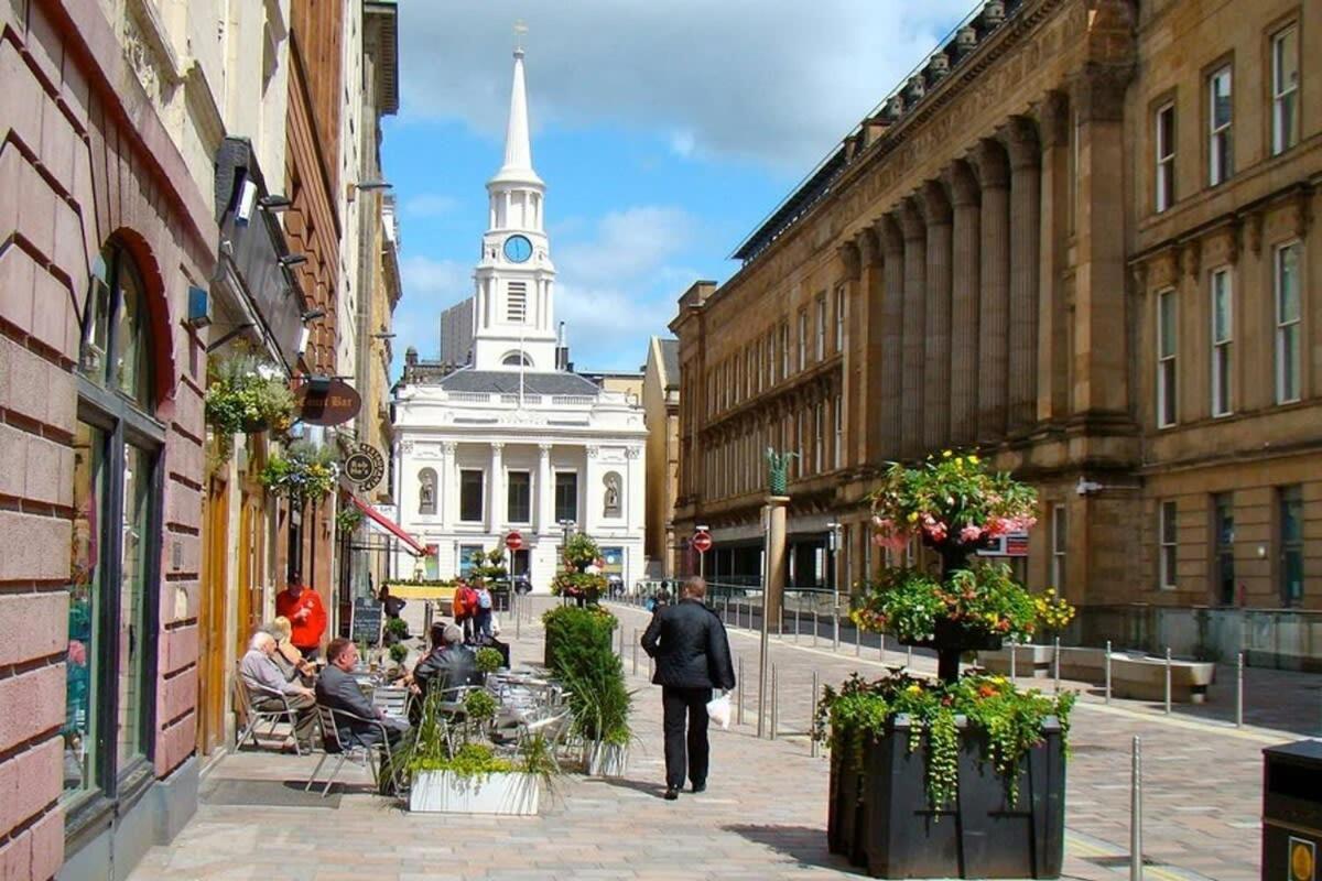 City Centre Apartment W Parking & Hyperoptic Wifi グラスゴー エクステリア 写真